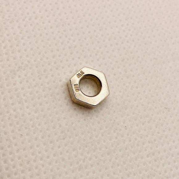 EUC Pandora 790154 Sterling Silver Hexagon Spacer - Picture 6 of 10